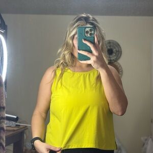 Old Navy Bright Yellow Athletic Tank